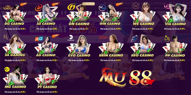 Hỗ trợ khách hàng tại Live Casino Mu88